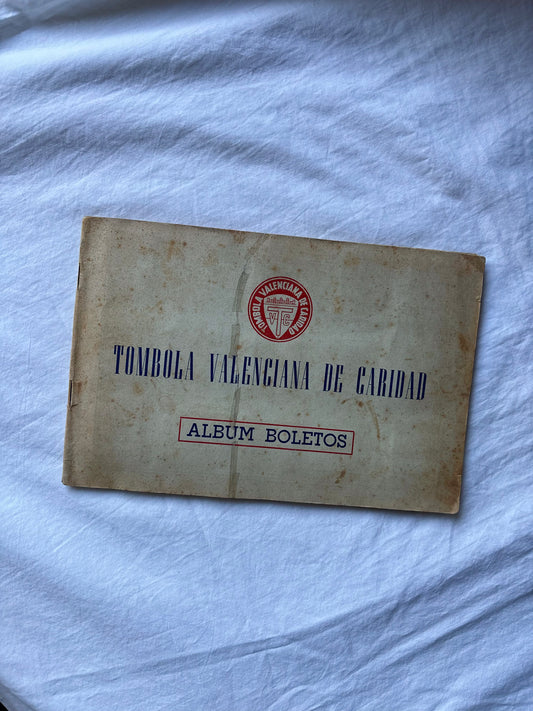 Álbum de Boletos - Tómbola Valenciana de Caridad